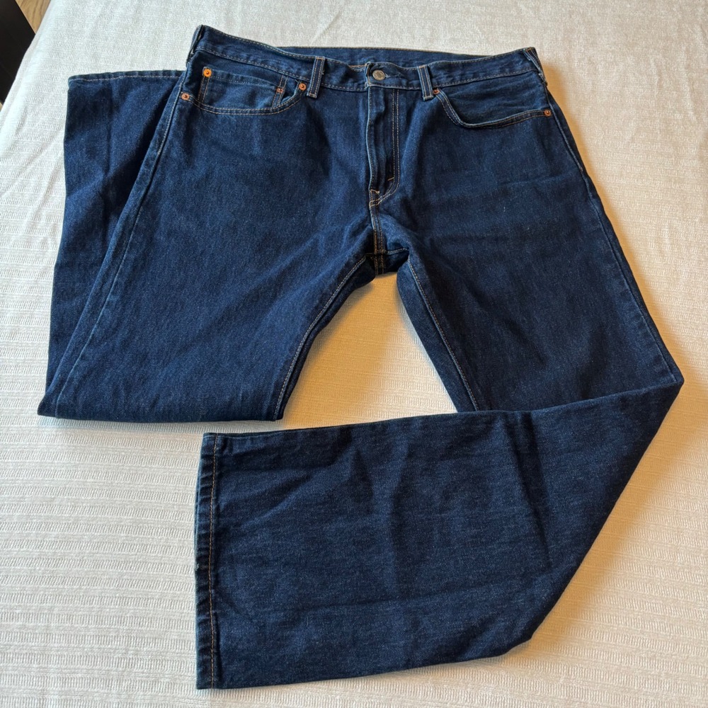 Levis 517 Bootcut Jeans Mens 34x30 Dark Wash Indigo Denim Western Pants